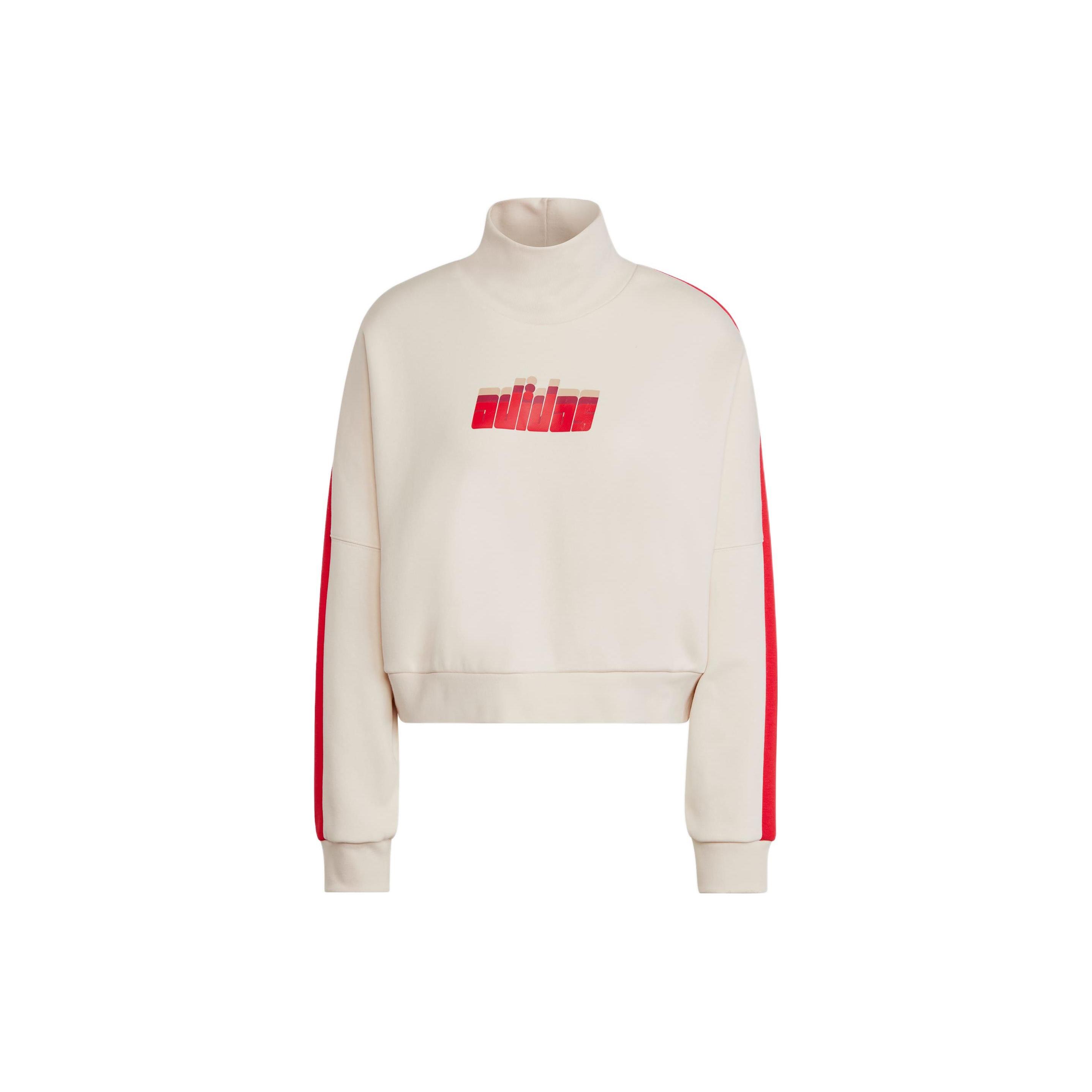(WMNS) adidas Ski Chic Sweatshirts  White  Women s IA3932 XS