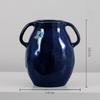 Vintage Wabi Sabi Ceramic Vase for Flower Arrangement Mid Century Modern Home Decor Desktop Water Culture Pot