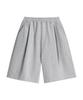 UNIONSTUDIO ( 2 Pack ) Odd Side Double Pleated Wide Sweat Half Pants ( 3 Colors )