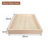 Pine Wood Rectangular Display Tray Set
