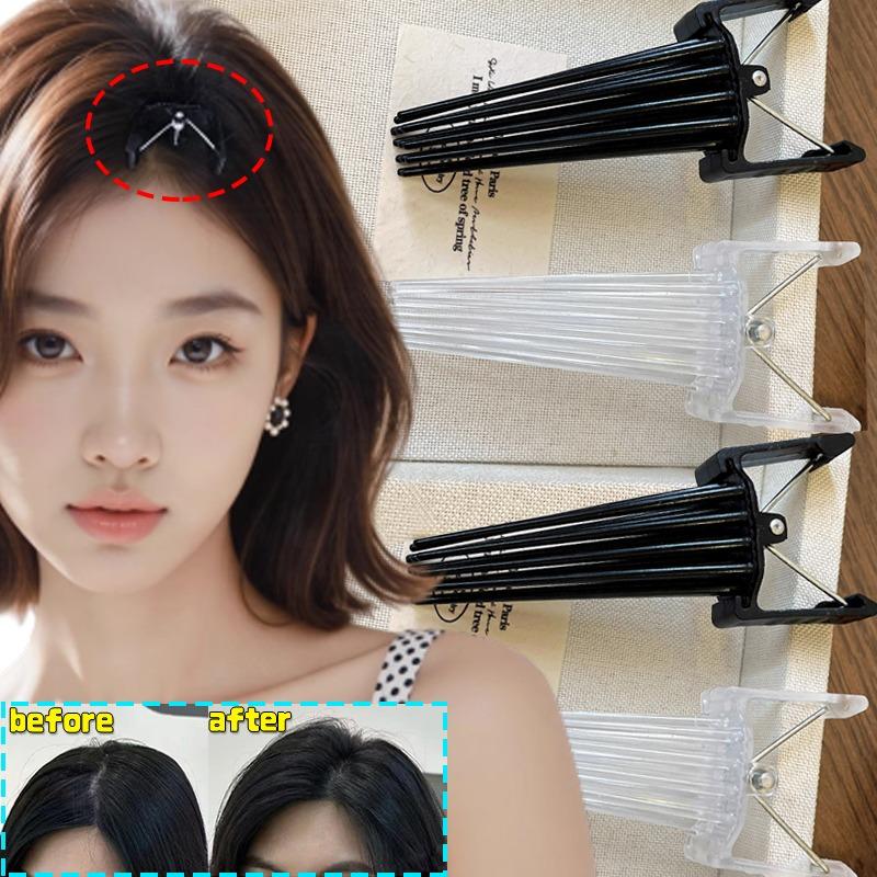 2pcs Fashion Fluffy Hair Clip Pins Curling Bangs Hair Roots Curling Fixed Shape Styling Tools Fluffy Hairclip Headwear Accessory