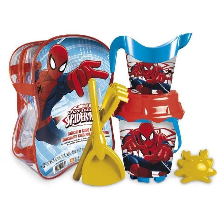 SPIDERMAN - SEAU DE PLAGE ET ACCESSOIRES "couleur aléatoire"
