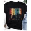 T-shirt Vintage con Logo della Band Shed Seven - Maglietta Musicale Retro Britpop Anni '90, Manica Corta Girocollo Top Casual per Fan di Band Rock, Regalo per Musicisti &