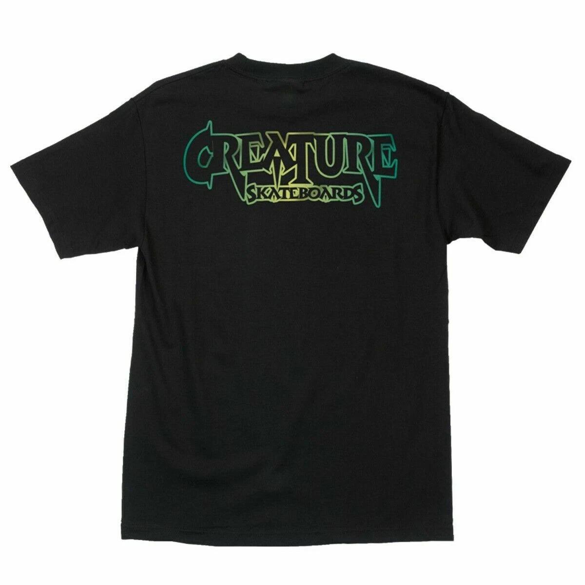 Creature CINEMA Skateboard T Shirt BLACK M