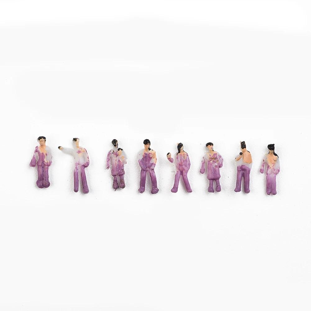 Painted Figures 100PCS Painted Standing Seated Figures 1 200 Scale Miniature Model Accessories for DIY Scenery China Mainland