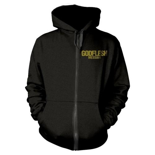 Mikina Godflesh Unisex pro dospělé Messiah s kapucí na zip