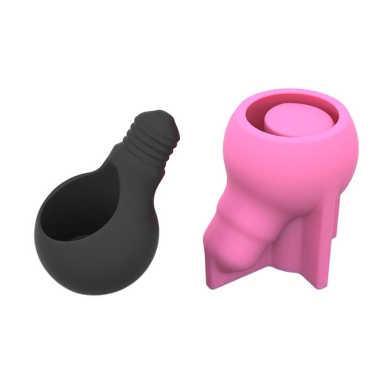 Lovely Cute Bulb Silicone Flower Pot Mold for Succulent Plants Pen Holder Mould Concrete Vase Holder Mold Novelty Gift