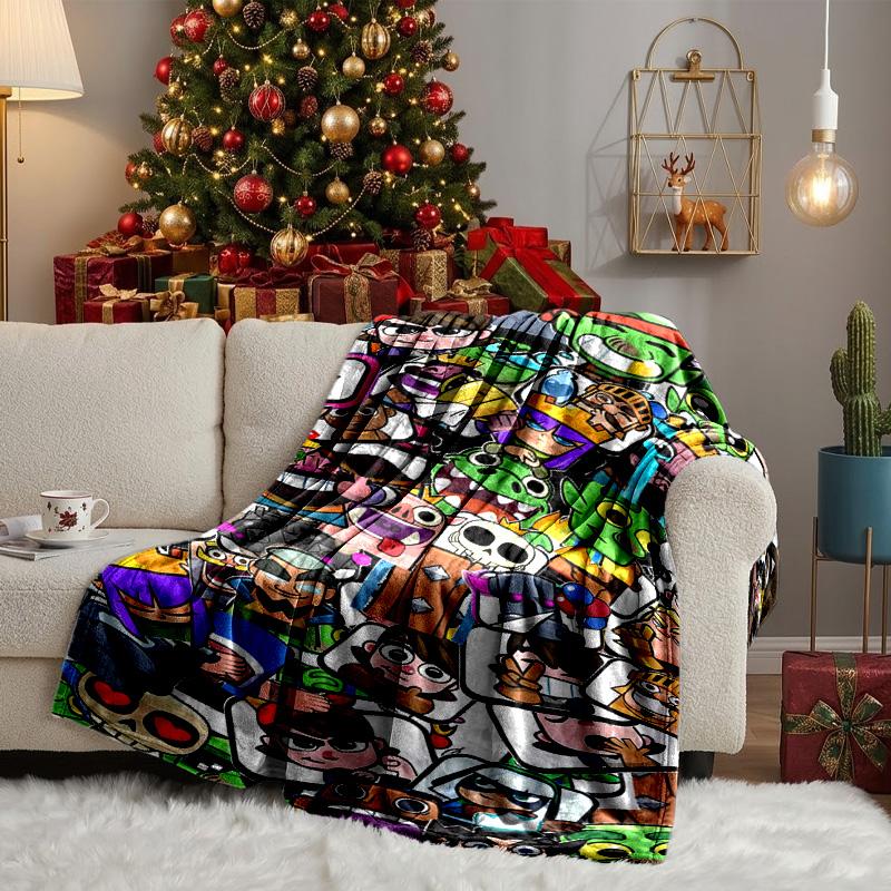 Clash Royale Heroes Collage Blanket Lightweight Ideal Bedding Blanket Perfect for Travel, Camping, Living Rooms, Offices, Sofas, Fan Christmas Gift