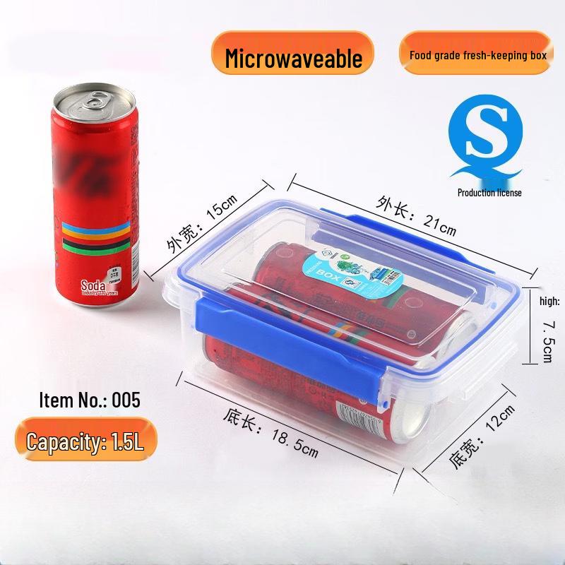 Handun Clear Wheat Straw Drainer Food Container