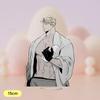 Korean Anime Champagne and Roses Acrylic Stand Cartoon Figures Zheng Yiyuan Standing Desktop Collection For Students Prize 15CM