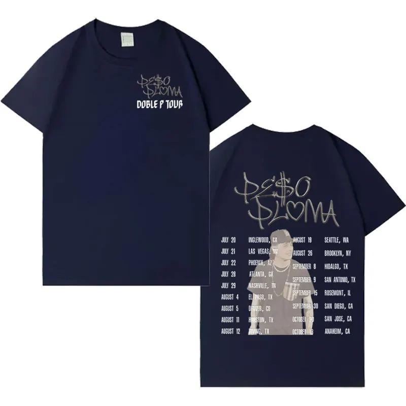 Rapper Peso Pluma Harajuku Style Graphic Short Sleeve Tee Unisex HighQuality Soft Casual Oversized Aesthetic Y2K TShirt