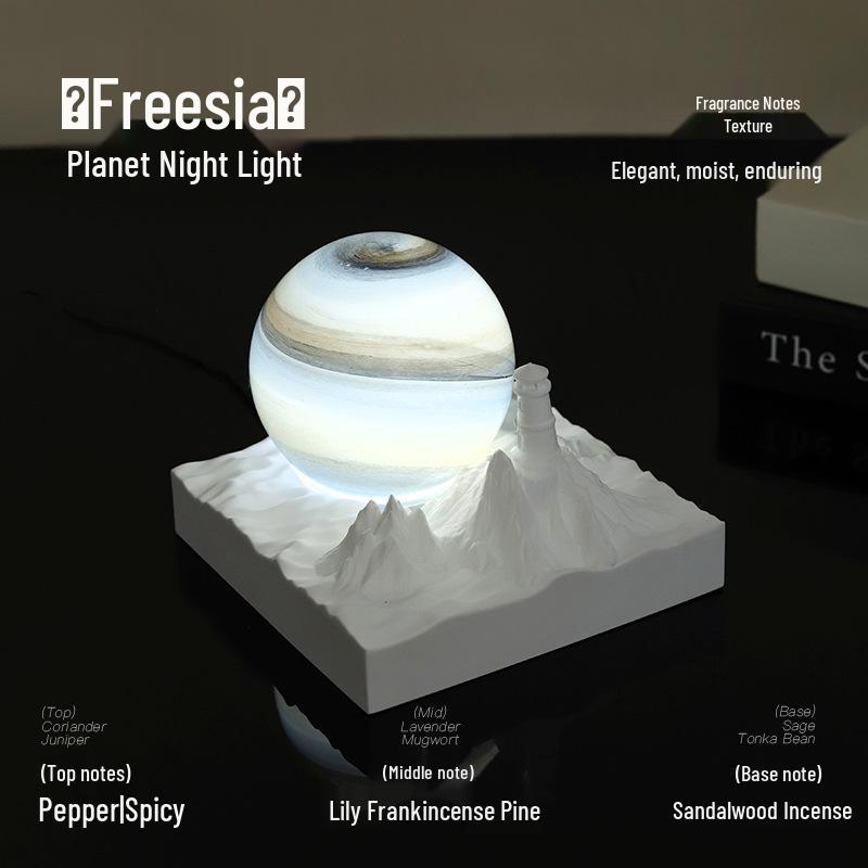 Moon Valley Aroma Diffuser: Elegant Bedroom Night Light & Fragrance Gift for Girls