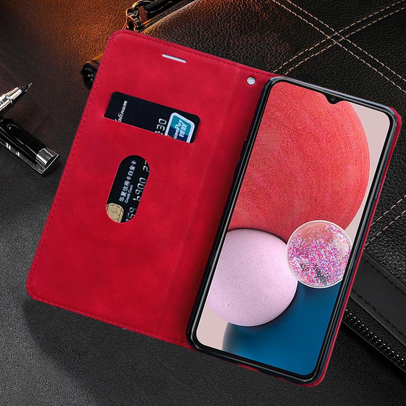 Texture Leather Flip Book Case for Samsung Galaxy A13 A03 A03S A22 A22S A32 A42 A52 A52S A72 M32 S21 FE S22 Plus Ultra Wallet Tašky na telefon Kryt Fundas