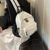 Schoolbag simple and versatile small backpack female niche design ins style schoolbag Korean version single shoulder crossbody student multi-purpose 