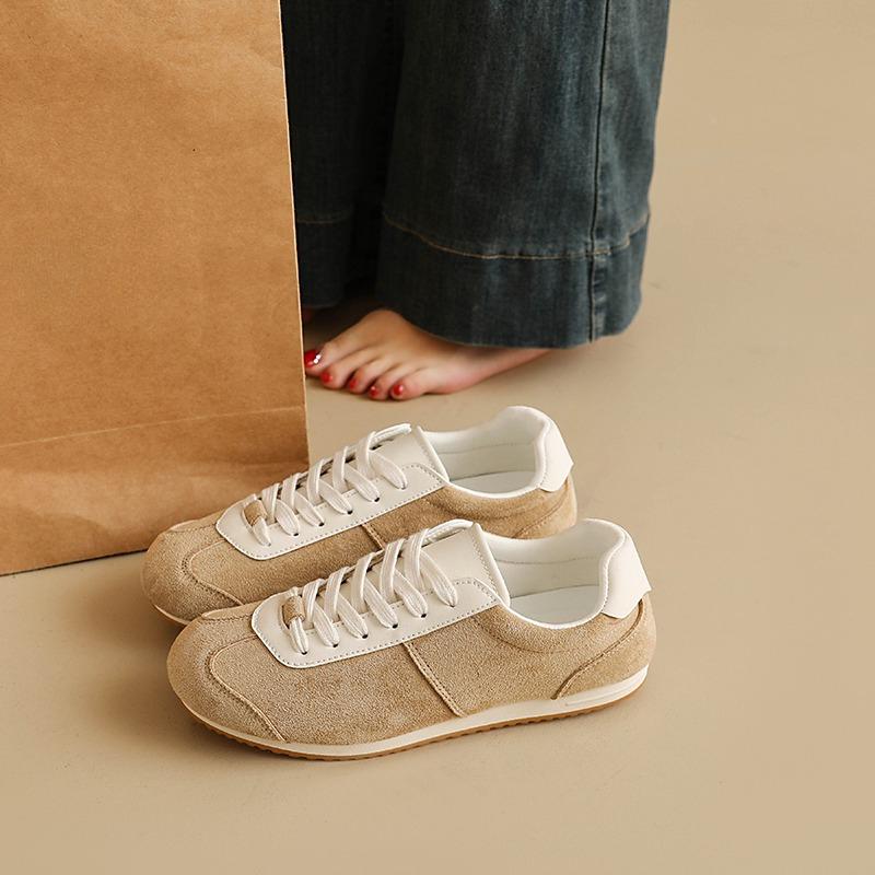 

Soft-soled German Training Shoes Women s Casual 2026 New Spring Platform Heightened Light Sports Shoes 35 хаки