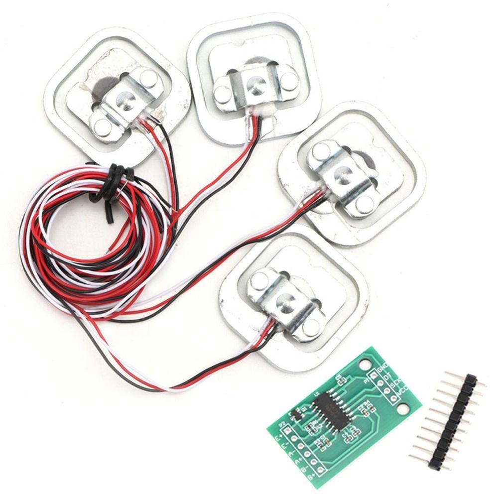 4 Pcs Half Bridge HX711 Module High Accuracy Weight Sensor Strain Gauge  Human Body Scale