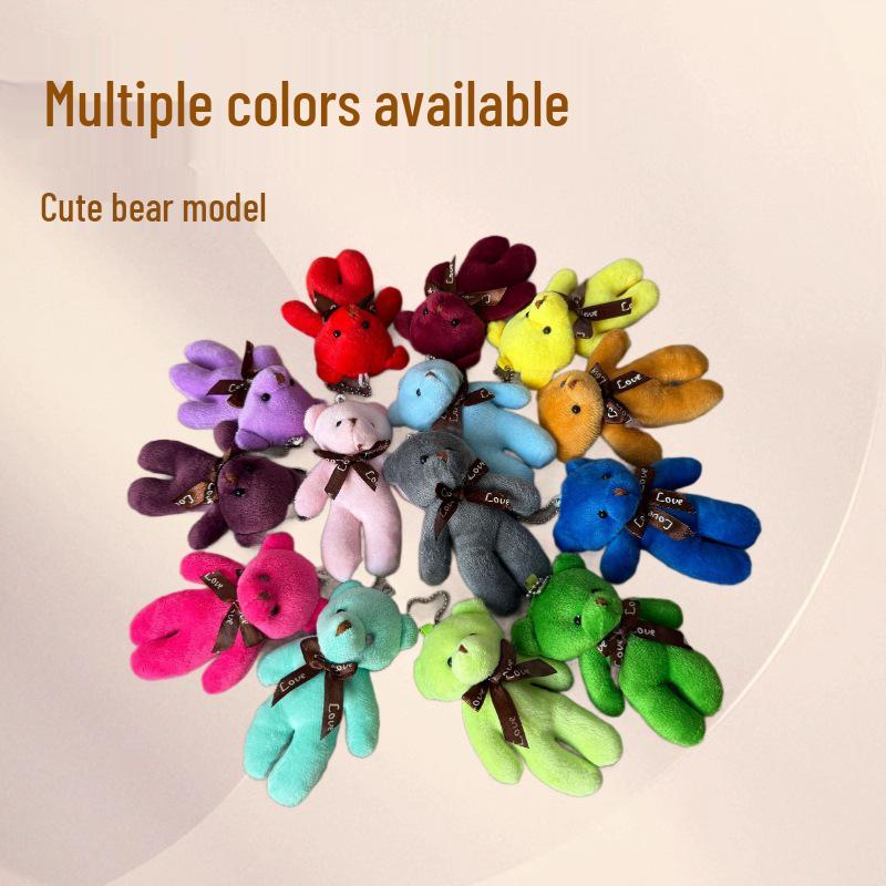 

Плюшевий ведмедик Кігурумі Підвіска Брелок - Аксесуар для маленького подарункового мішечка 15cm світло-коричневого кольору