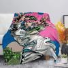 Anime JoJo's Bizarre Adventure Printed Blanket Picnic Blankets Warm Blanket Soft and Comfortable Home Travel Birthday Gift