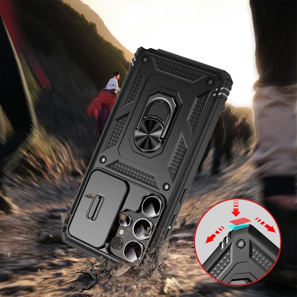 Samsung Galaxy S25 Ultra Case, KickStand Camera Lens, Black
