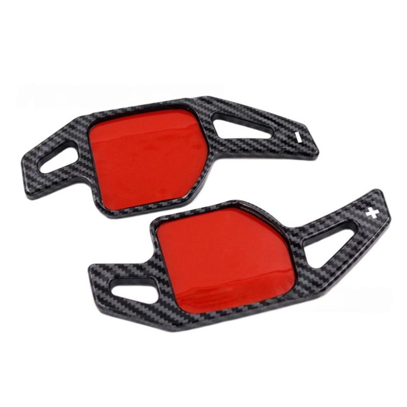 L10A 2Pcs Car ABS Steering Wheel Paddle Accessories Gear Shift Paddles For  A3 A4L A5 A6L A7 A8 S3 S5 SQ5 RS3 R8 Q3 Q5 Q7