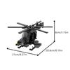 MOC AH-7 Notar Helicopters Stavebnice Model Vojenský útočný vrtuľník Tehly Montážne Hračky Vzdelávacie Hračky pre Deti Vrtuľníky Darčeky