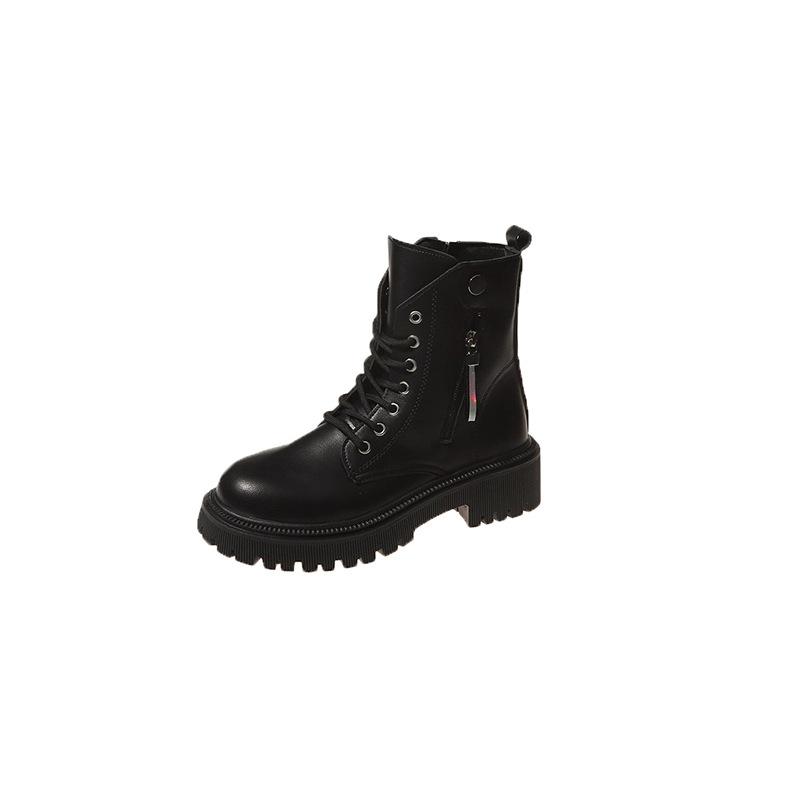 Martin boots women's new autumn and winter short boots platform-soled versatile locomotive boots lace-up boots