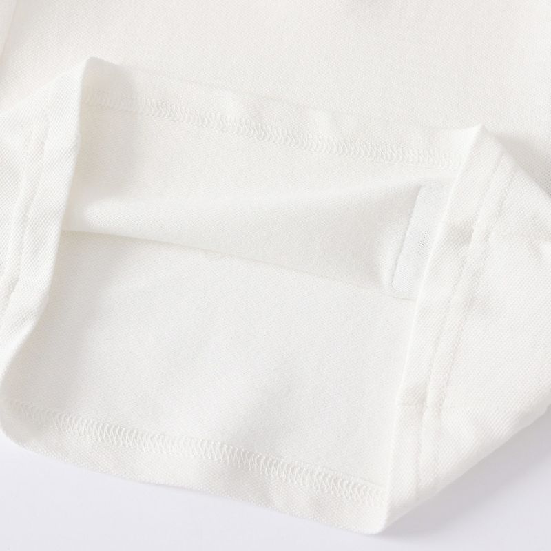 Boys' Short-Sleeved Polo Shirt Summer Kids Four Bars Half Sleeve Pearl Cotton T-shirt Tops Baby Boy Lapel Clothes