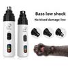 1PCS Electric Pet Nail Grinder USB Rechargeable With LED Light For Small Medium Large Dogs Cats Quiet Operation Safe Paw Care