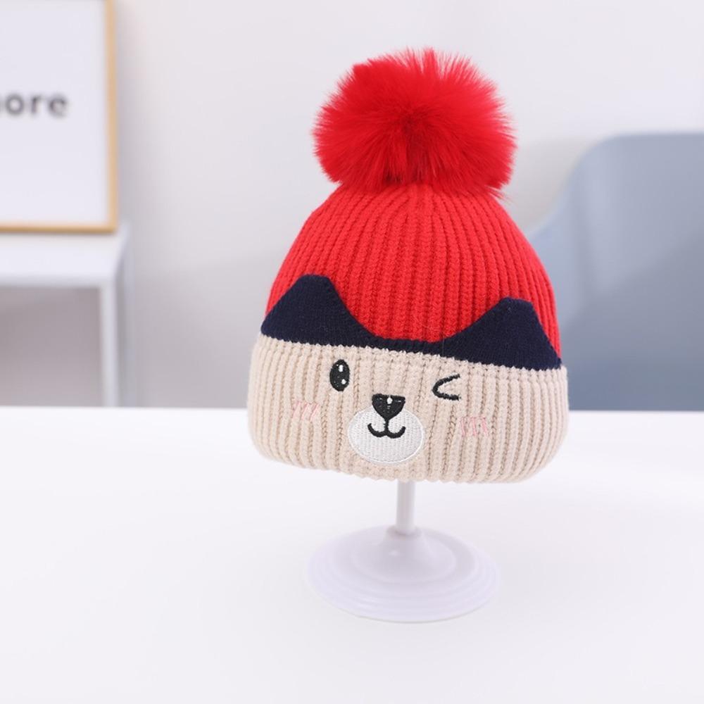 Wool Children Beanies Cute Dinosaur Kids Cap Baby Wear Children Cap  Boy Girl