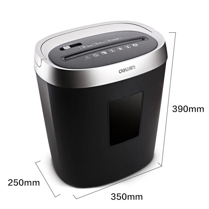 Deli 9929 Desktop Paper Shredder CN plug (adapter included)