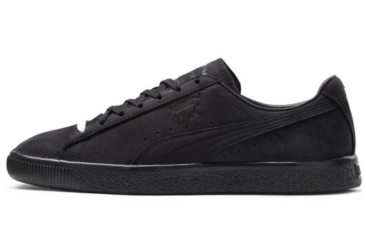 PUMA Clyde Court Skateboard Shoes Unisex Low Top Black 364495-01 35.5