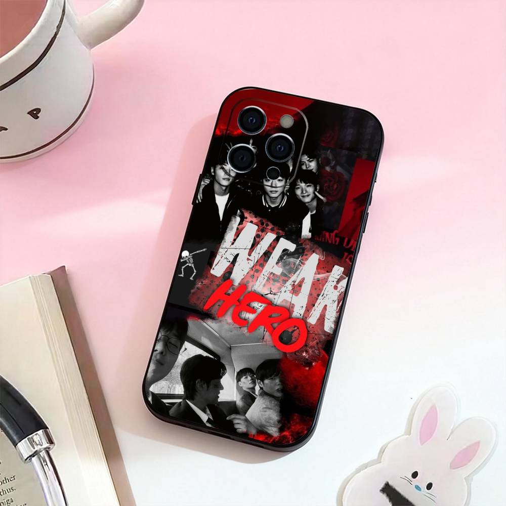 W-Weak H-hero Class Wallpaper   Phone Case For iPhone 17,16,15,14,13,12,11 Plus,Pro Max,Soft Silicone Black Cover