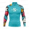 SCUBAPRO Чоловіча футболка з довгим рукавом UPF 50 Rash Guard для плавання, серфінгу, дайвінгу, літнього пляжу, водних видів спорту