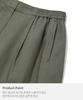 KIIMUIR (Women) Summer Semi-Wide Linen Pants_Khaki