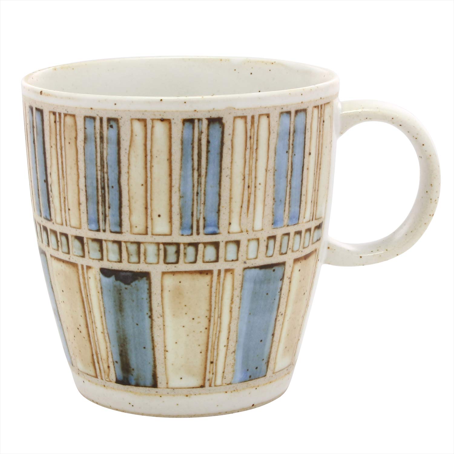

Kowa Pottery Hasami Ware Mug Tile Art Blue 320ml синій