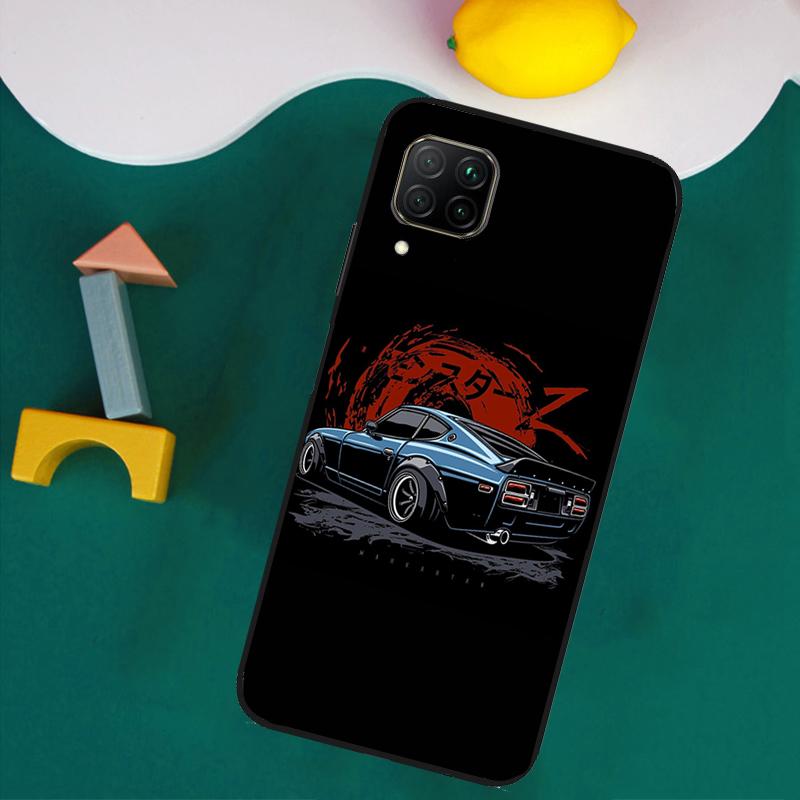 Japan JDM Car Case For Huawei P30 Pro P20 P40 Lite Nova 8i 3i 7i 11i 9 10 SE 5T Y60 Y61 Y70 Y90 Y91 Cover