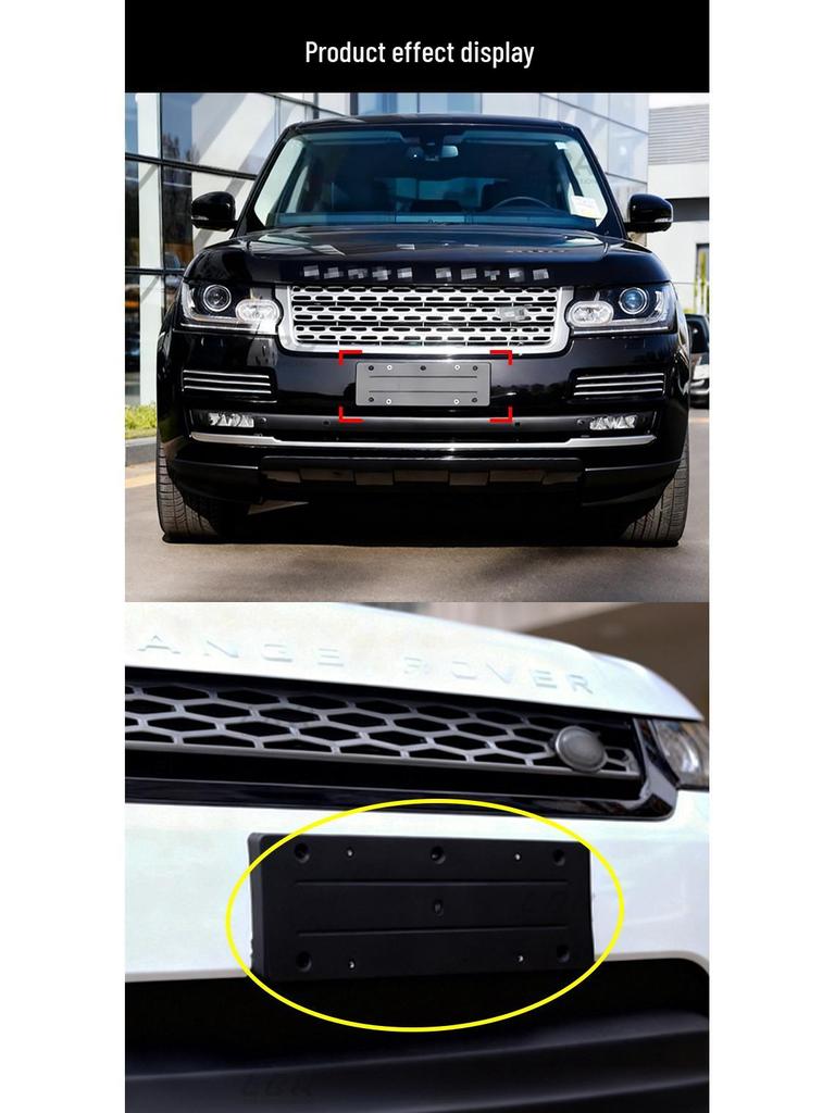 Land Rover Executive Front License Plate Bracket for 2013-2022