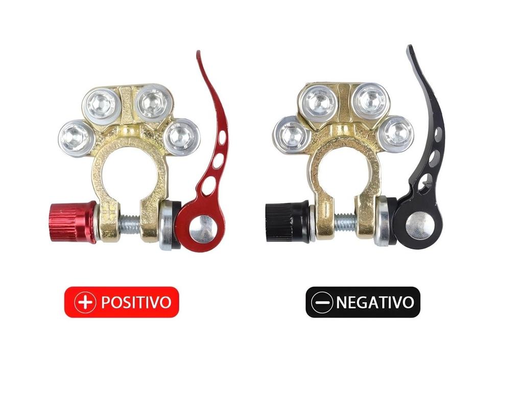 6V, 12V, 24V Akü Kelepçeleri - 2'li Set Off-Road