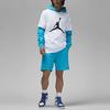 Jordan Logo Solid Drawstring Track Shorts Men Bottoms Blue DQ7471-483
