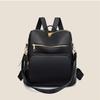 A Gentle Light-colored Fringed Versatile Casual Leather Backpack