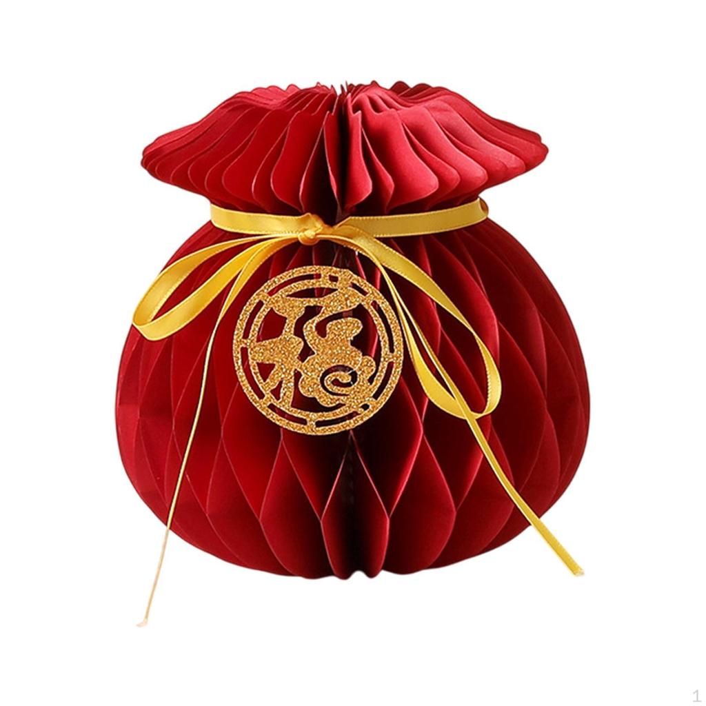 Chinesisches Jahr Rot Origami Basteln Desktop-Ornament Multifunktional für Wiedersehens-Esstisch