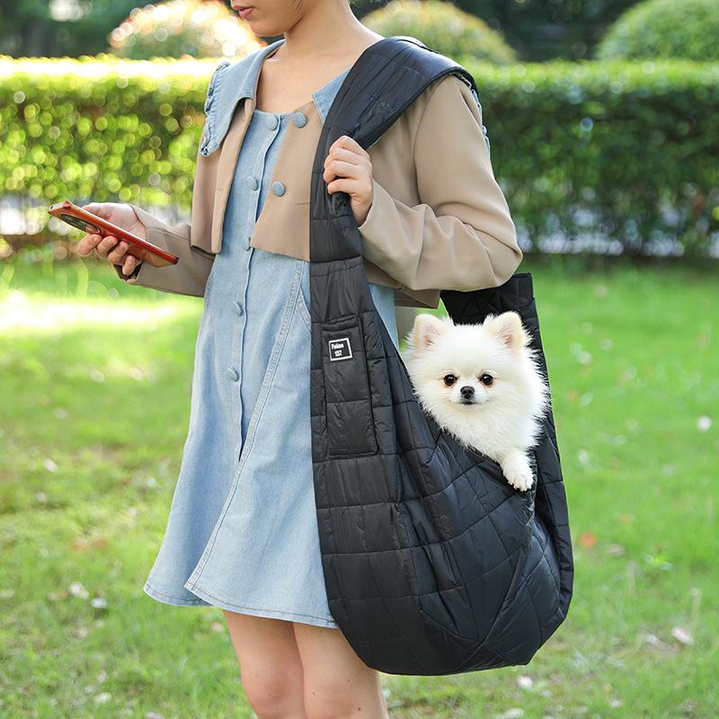 Plush Pet Carrier Crossbody: Winter Warm, Large Capacity, Portable Outdoor Travel Backpack for Cats