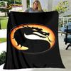 New Cartoon Mortal Kombat Blanket,Flannel Blanket Throw Blanket,Soft Warm Blanket for Living Room Bedroom Beds Sofa Decor Gift