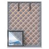 Winter Thermal Insulation Curtains 3-layer Cotton Thermal Insulation Blanket Windproof Buckle Fixed Curtains For Patio Doors
