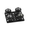 Parti per stampante 3D Set piastra V-Gantry Openbuild Speciale piastra scorrevole Puleggia per stampante 3D Profili in alluminio con scanalatura a V 2020 Ruote