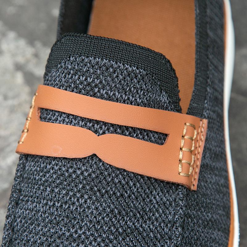 2024 Men's Casual Slip-On Loafers, Formal Light Business Shoes, European Size 45