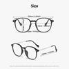 Fashion Blocking Blue Light Reading Glasses Women High Quality Anti-Blue Light Eyeglasses Woman Transparent Readers