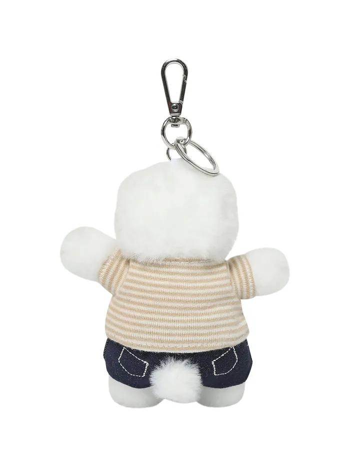 [Signature] Mini Polar Bear Doll Keyring_Beige_OUA25902E2