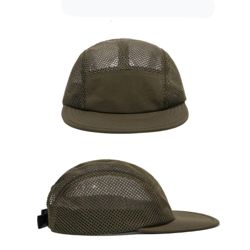 Work Cap 5 Panel Baseball Hats Outdoor Mesh Caps New Summer Quick Drying Cap
