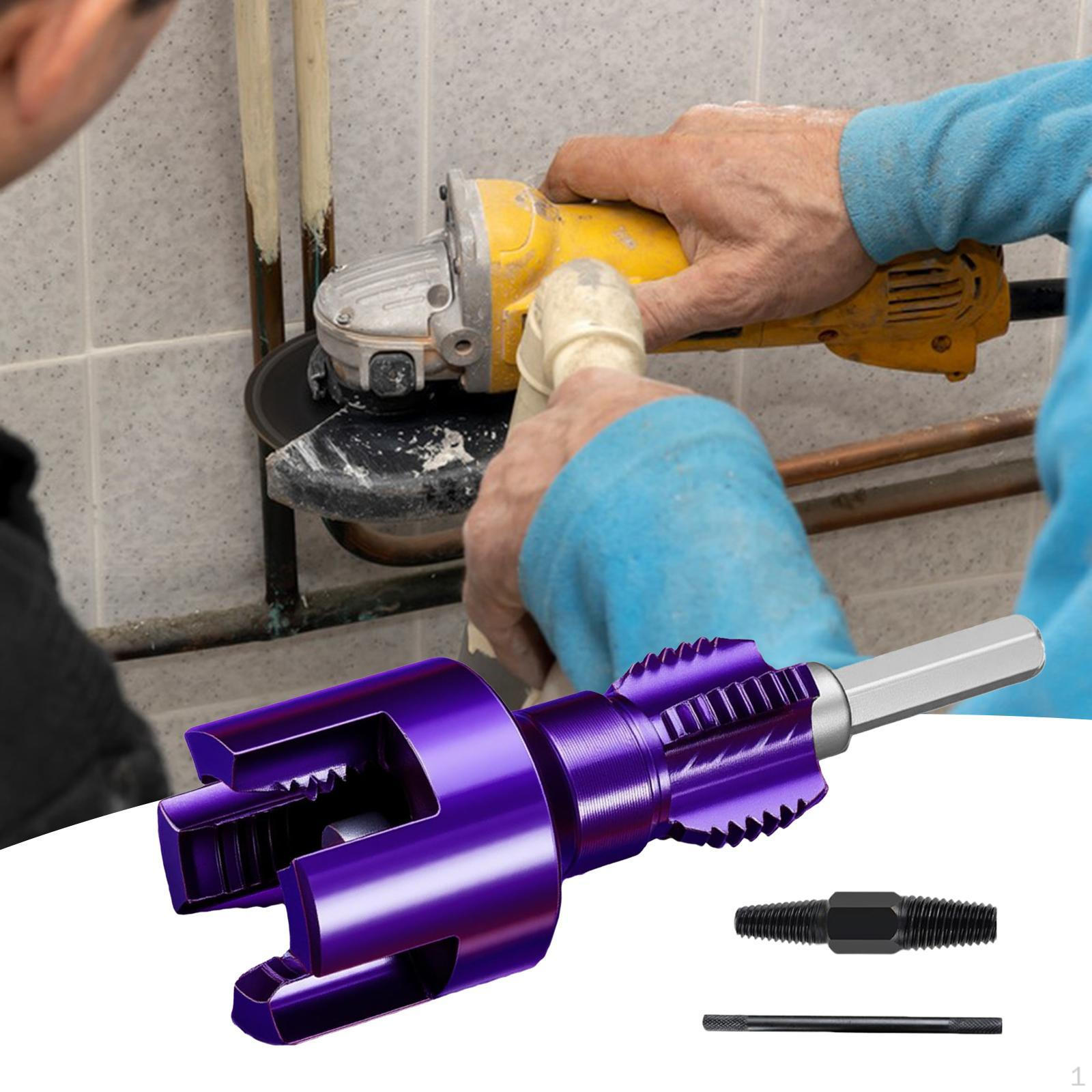 

Tube Thread Cutting Tool Maker Tools DIY Professional Easy Installation for Water Pipes 4 Point
